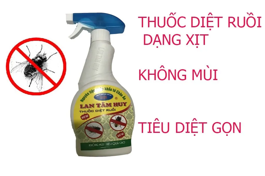 [Hoàn Tiền 10%] Thuốc xịt diệt ruồi dạng xịt Lan Tâm Huy 350ml nguyên liệu nhập khẩu châu Âu không mùi an toàn với sức khỏe - thuốc diệt ruồi hiệu quả nhất hiện nay không độc hại