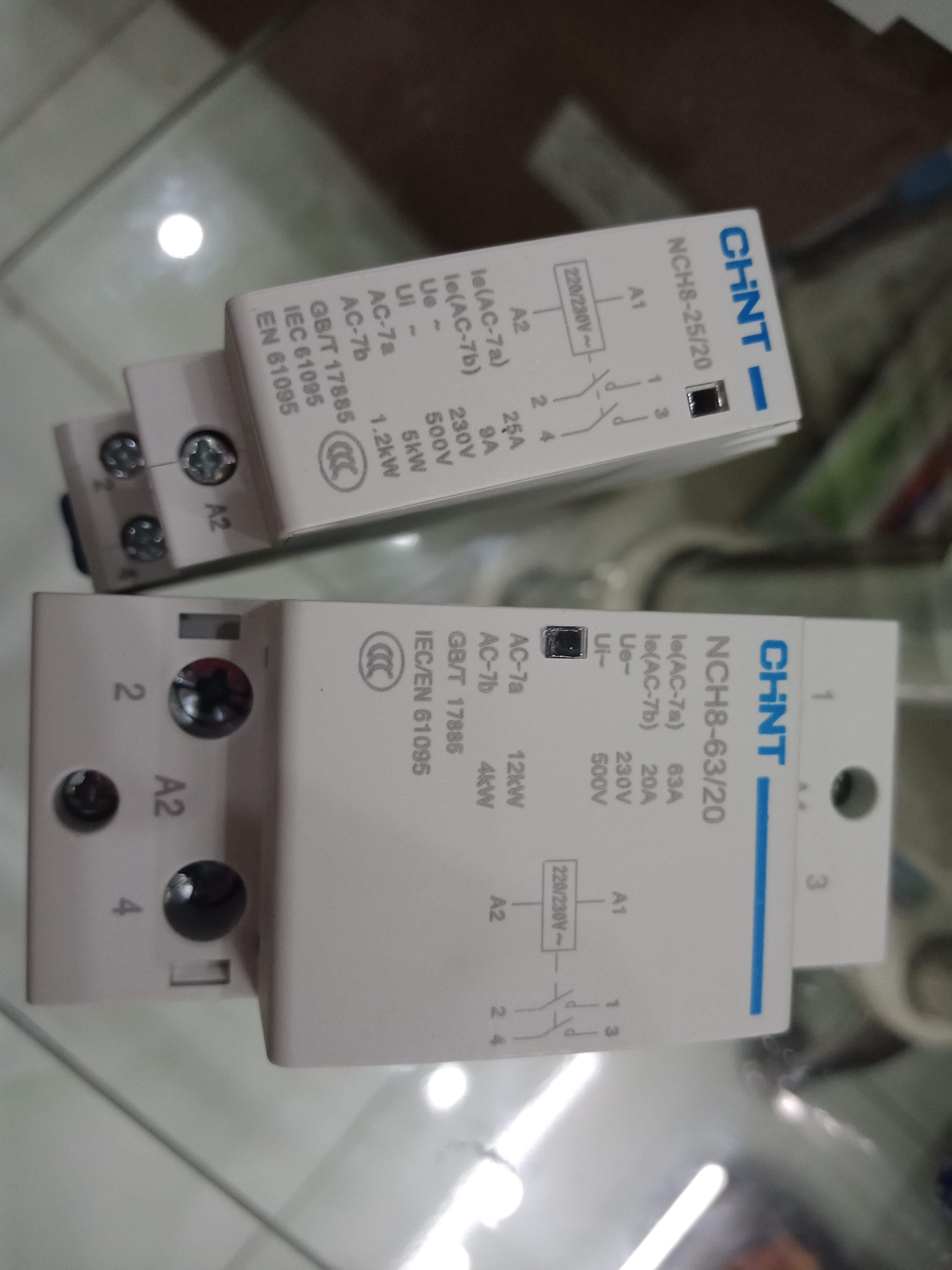 Contactor Khởi động từ 1 pha Chint 63A 220V