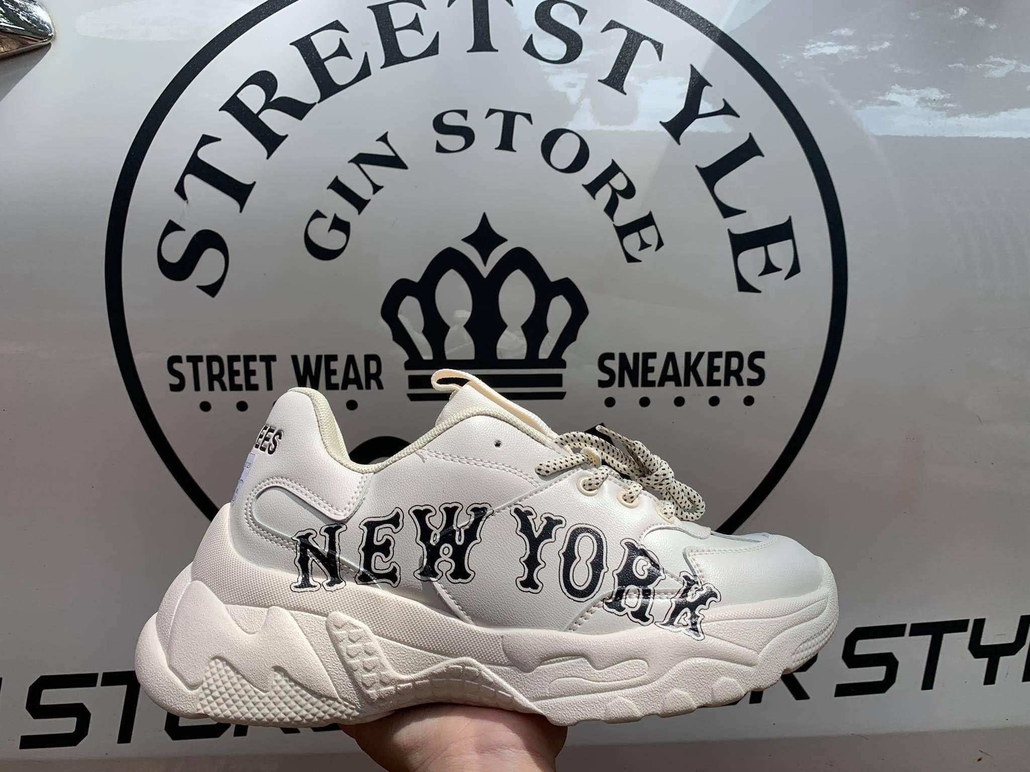 Giày sneaker thể thao đế độn MLB boston nam nữ - gin store
