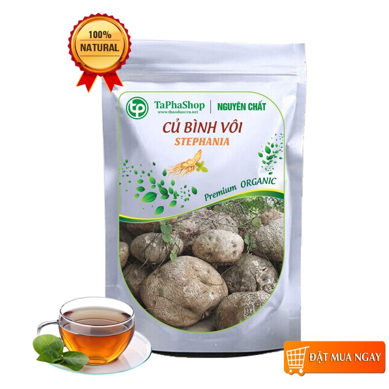 Củ bình vôi sấy khô 1kg - tấn phát