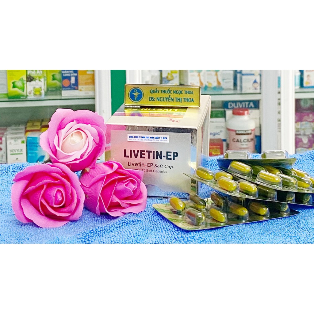 Giải Độc Gan LIVETIN - EP - hộp 100 viên