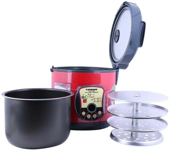 Máy làm tỏi đen gia đình Tiross TS908 (Thêm nút sây khô 2 giờ) (Đỏ)