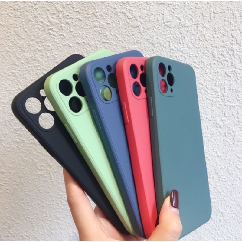 Ốp lưng dẻo Gor màu bảo vệ camera iPhone 12, 12 Pro, 12 Pro Max Silicon chống bám bẩn siêu đẹp