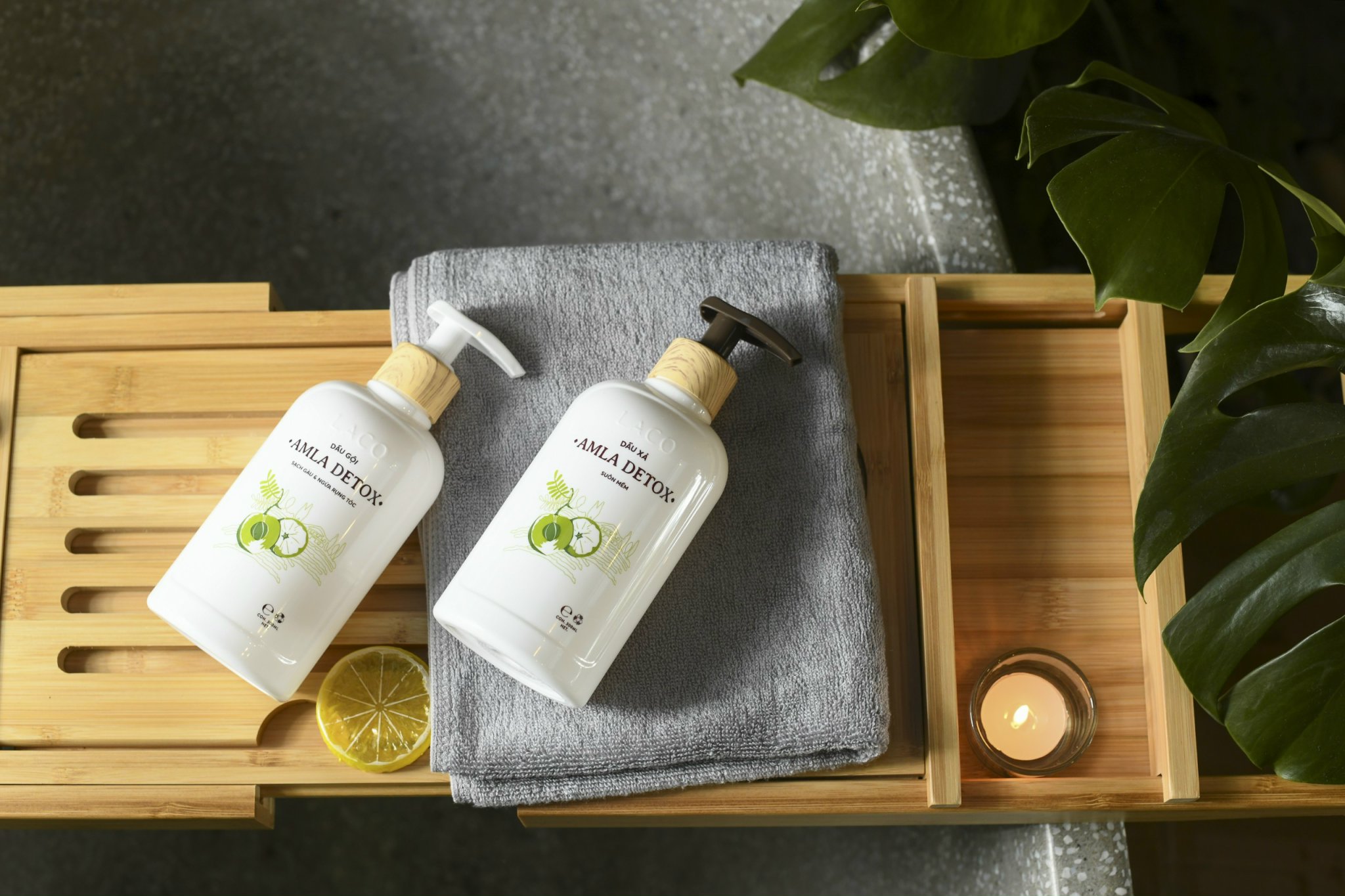 Bộ Dưỡng Tóc Organic Amla Detox Ngăn Rụng Tóc