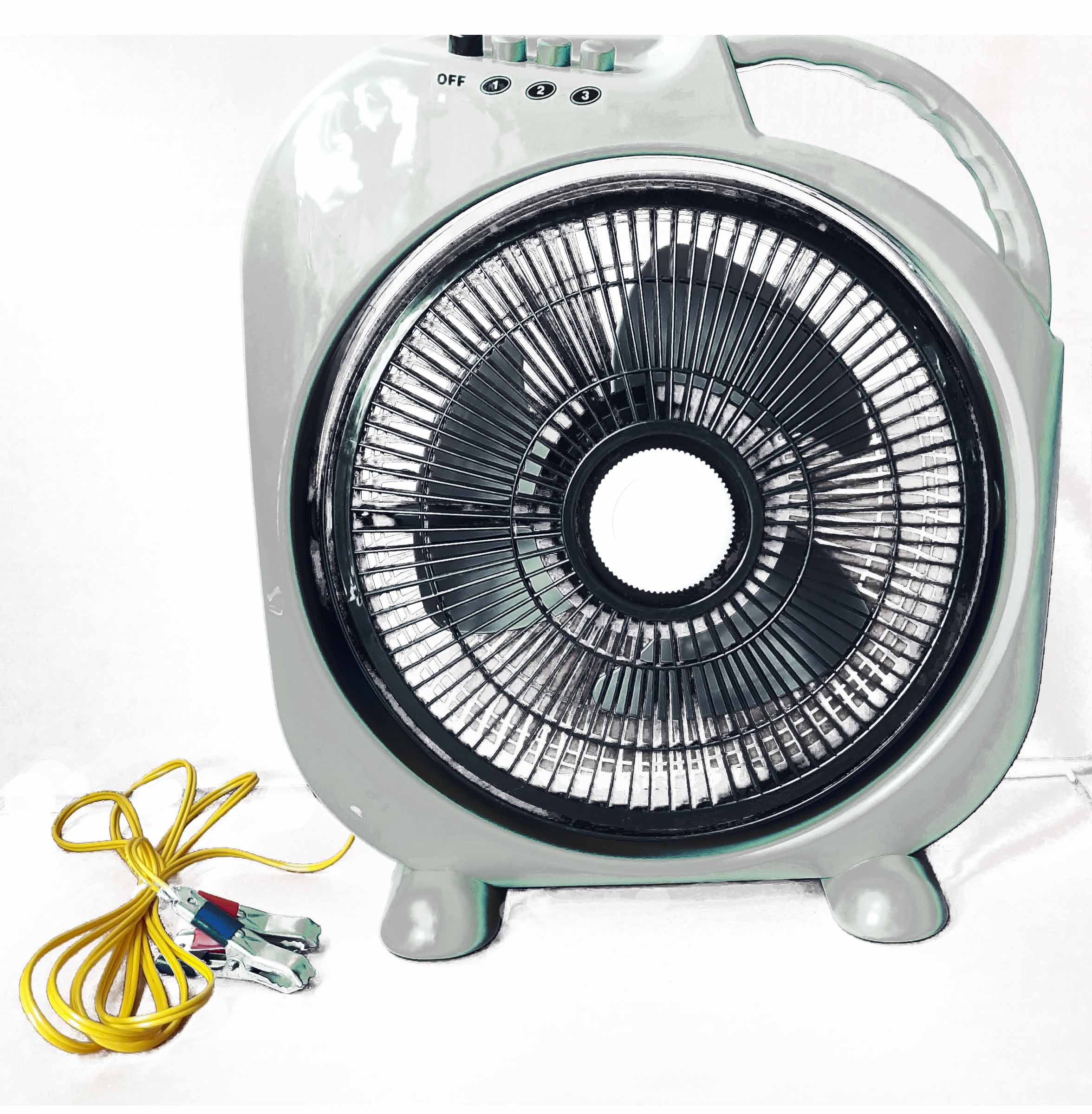 [HCM]Quạt hộp 12V kẹp bình acquy.