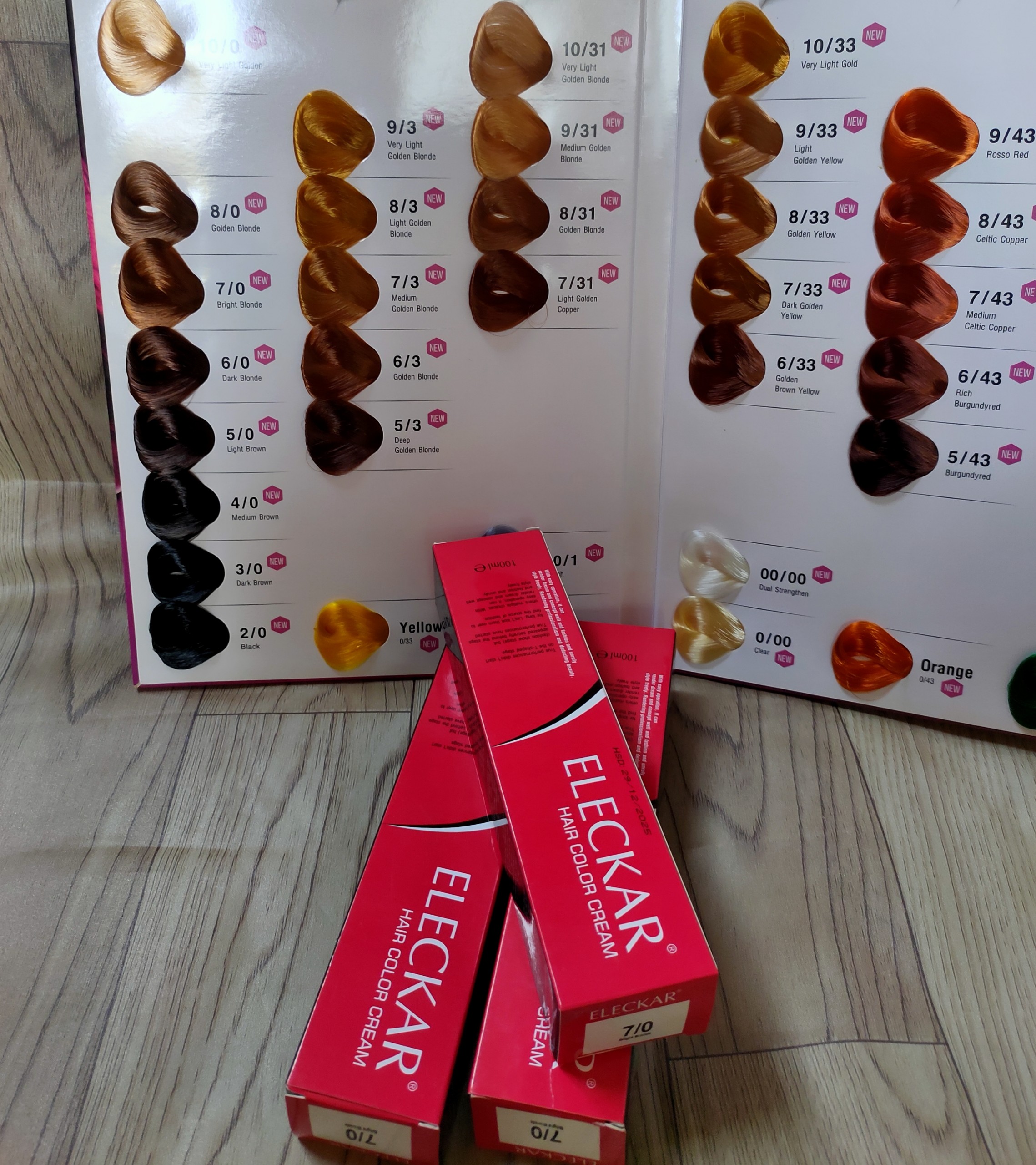 Màu nhuộm tóc ELECKAR 100ml không kèm oxy