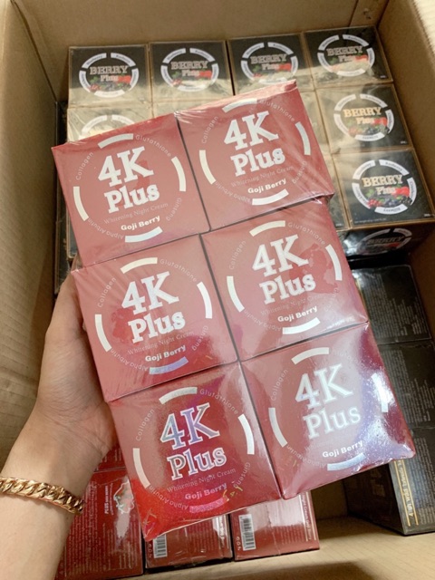 [HCM]Kem face 4k plus  MỤN HỘP ĐỎ