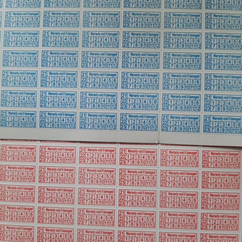 100 tem vỡ bảo hành làm sẵn.2023-2025