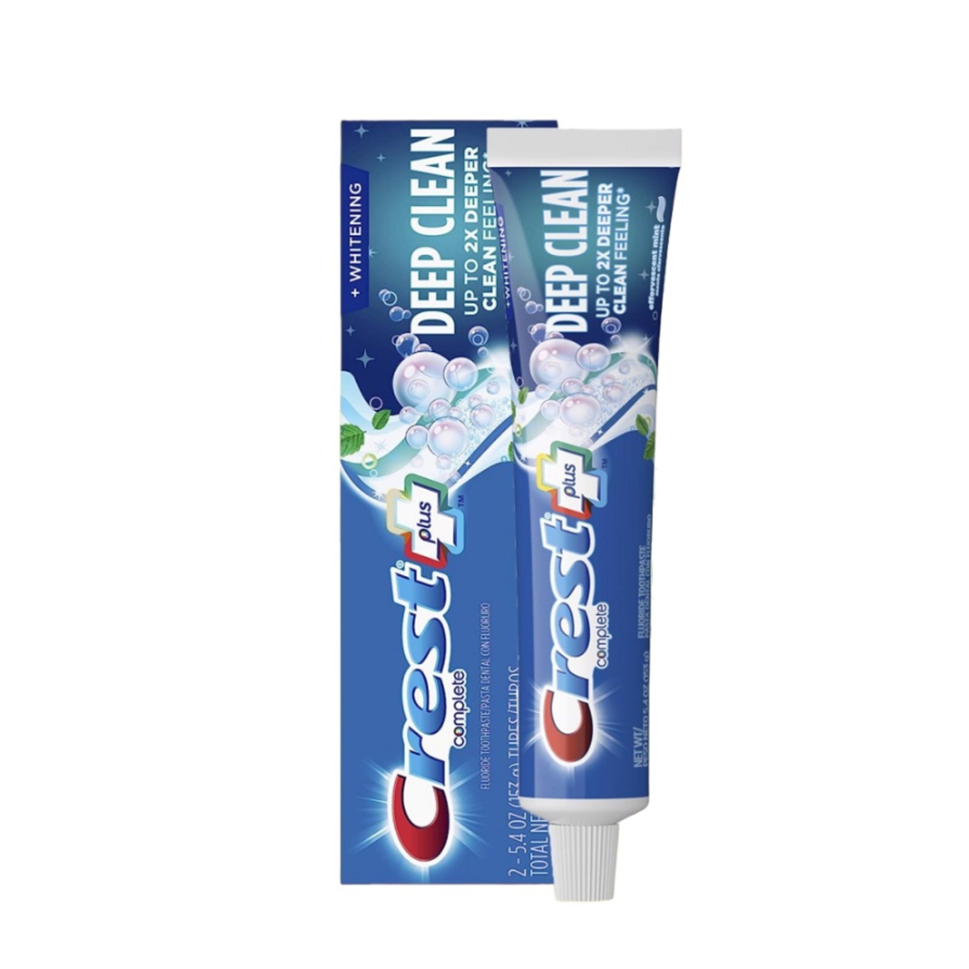 Kem Đánh Răng Crest Plus Deep Clean Làm Sáng, Tác Động Sạch Sâu - 153g