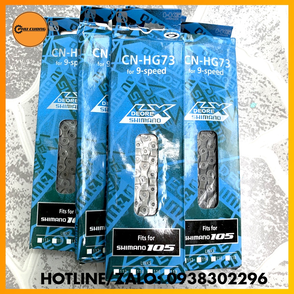 Sên Xe Đạp - Xích Shimano Hg73-116L 9 Tốc