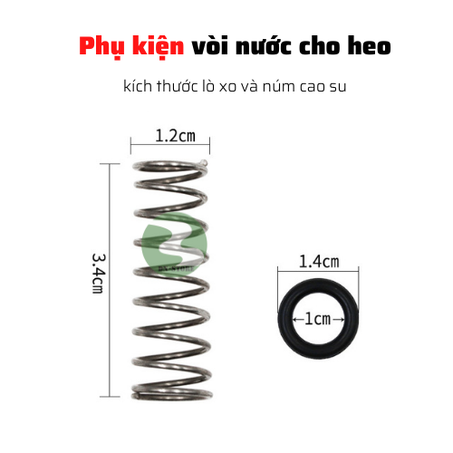 Van ( Núm ) uống nước tự động cho heo lợn INOX