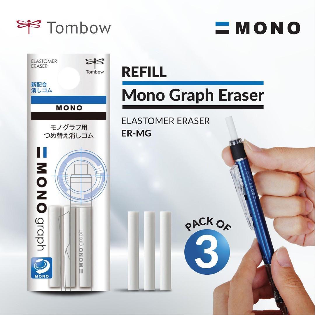 [HCM]TÚI 3 RUỘT GÔM CHO BÚT CHÌ TOMBOW MONO GRAPH