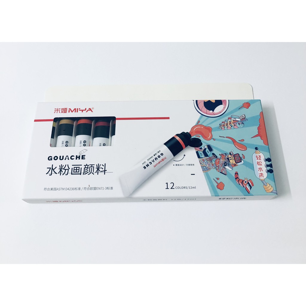 Set Gouache màu vẽ 12ml