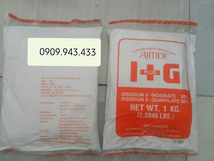 Chất điều vị I+G 1KG (Ajinomoto-Nhật)_Thùng 10Kg