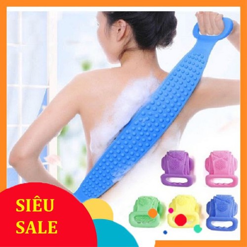 Dây Tắm Chà Lưng Silicon 2 Mặt