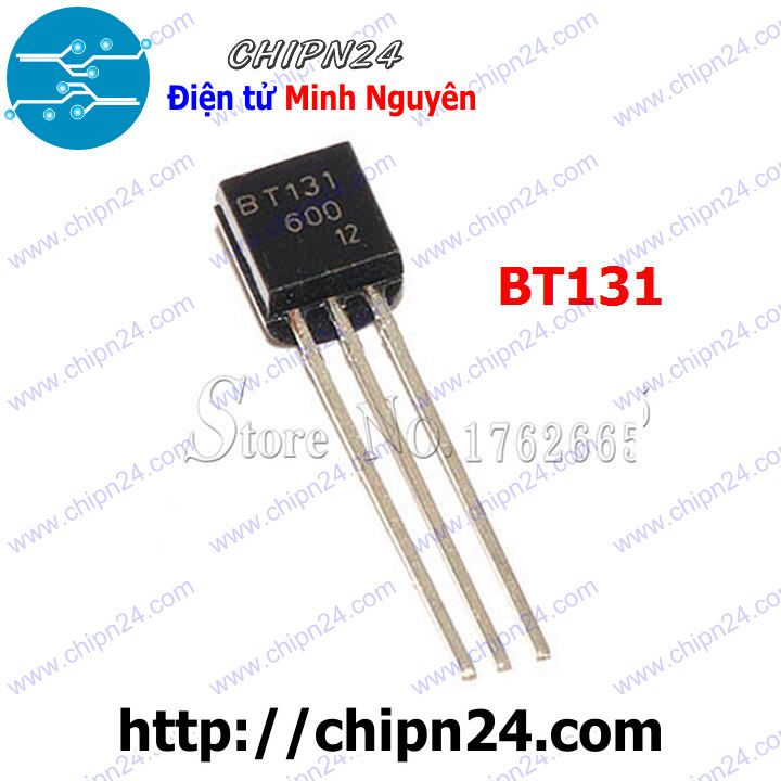 [5 con] (KT1) Triac SCR BT131-600 TO-92 1A 600V (BT131)