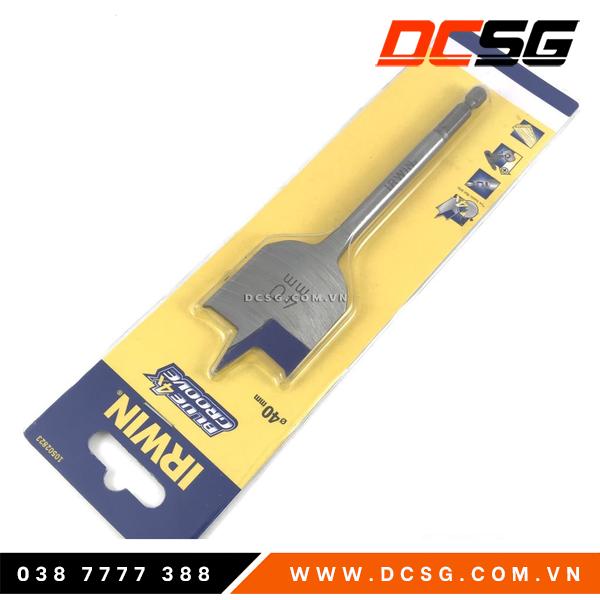 Mũi khoan gỗ đuôi cá 40mm Irwin 10502823