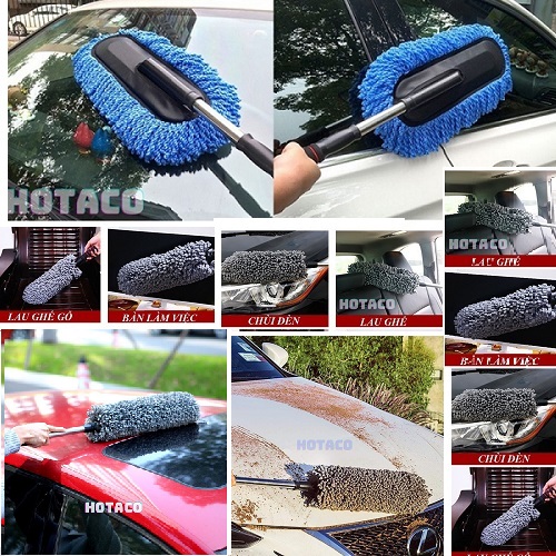 Chổi tròn lau xe, chổi nano, chổi tròn, cọ lau xe, chổi lau xe, chổi lau nội ngoại thất ô tô, chổi nano lau xe ô tô, trong nhà, văn phòng