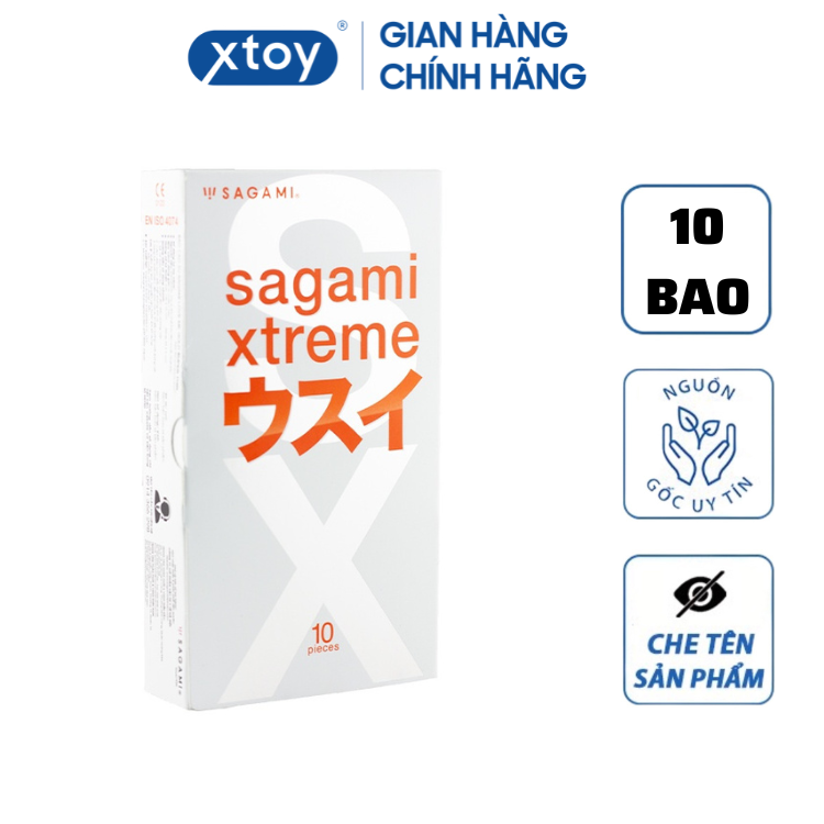 Bao Cao Su Sagami Xtreme Superthin (Hộp 10 Chiếc)
