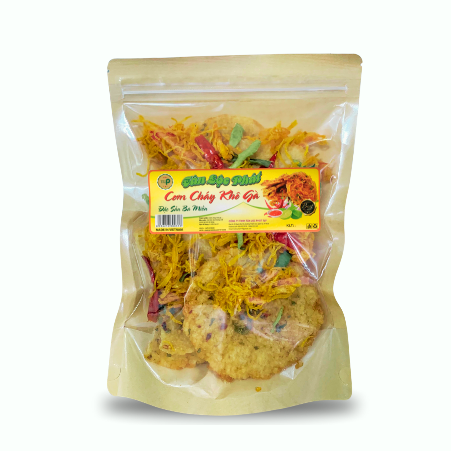 CƠM CHÁY LẮC KHÔ GÀ CƠM GIÒN KHÔ GÀ LÁ CHANH ĐẬM VỊ