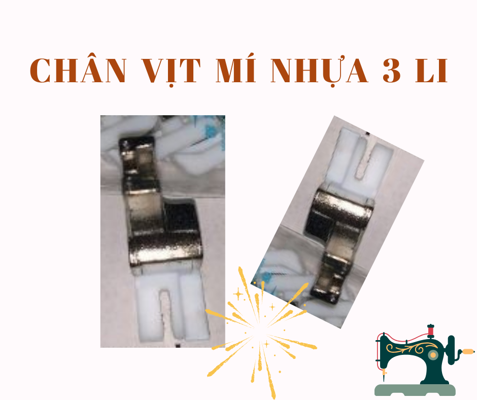 CHÂN VỊT MÍ NHỰA 3 LI