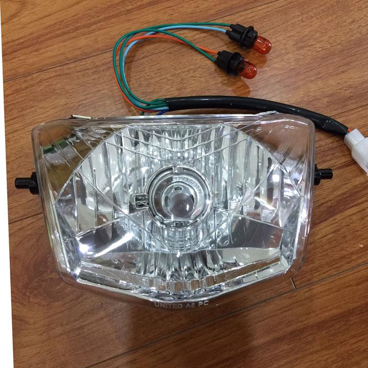 Đầu đèn pha xe wave Alpha, RS bóng tròn siêu sáng G421