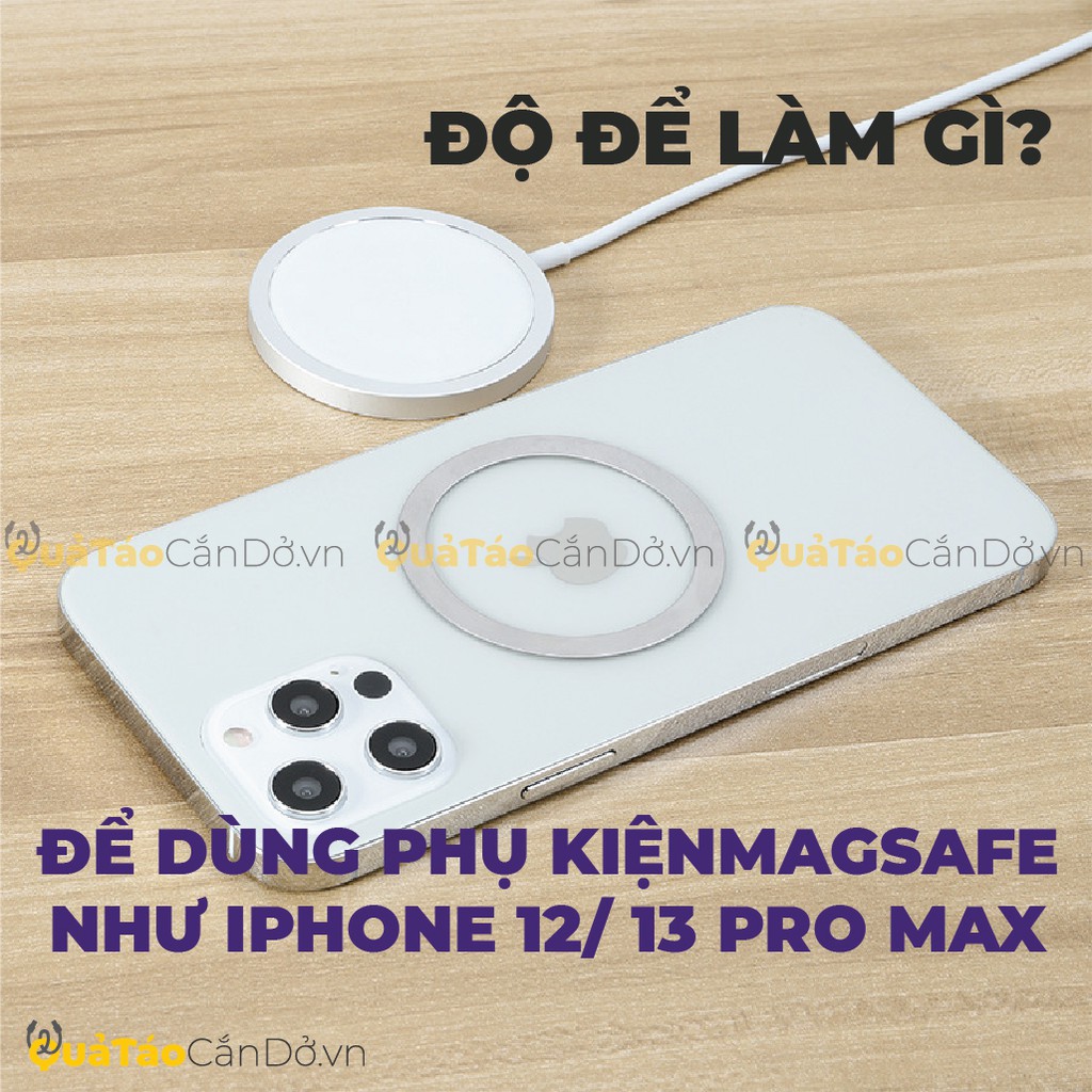 Độ Magsafe cho mọi iPhone đời cũ và mọi máy android lên iPhone 12 PRO MAX - độ vỏ iphone, samsung xiaomi oppo dùng được