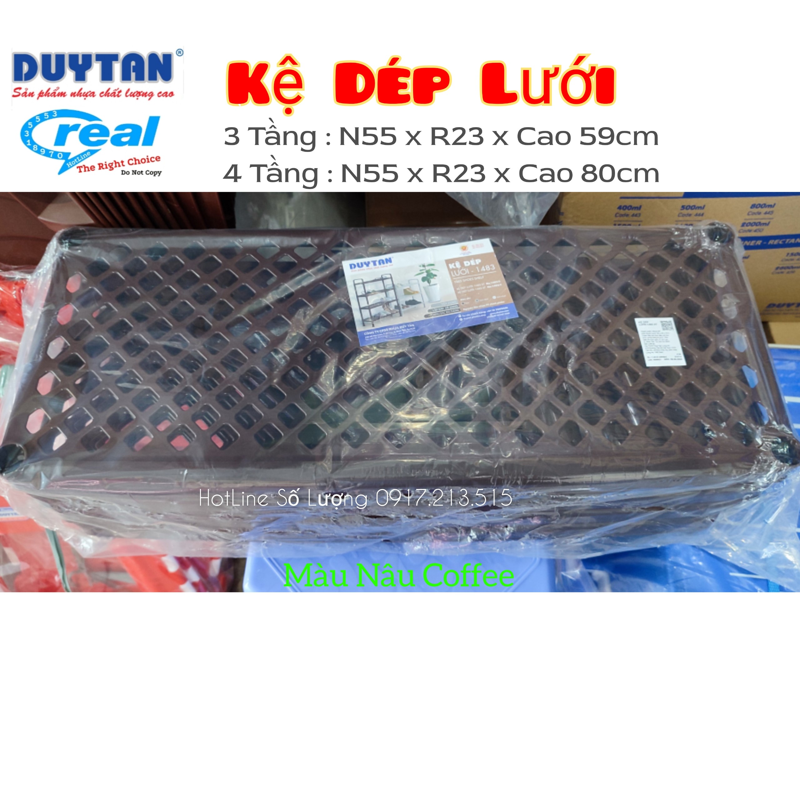 KỆ DÉP LƯỚI NHỰA DUY TÂN LOẠI LỚN (New 2022)