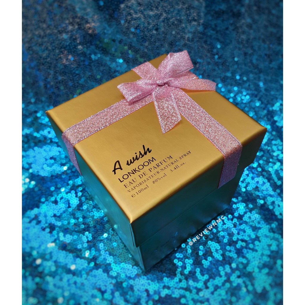 Nước hoa Hộp quà Lonkoom A Wish vàng