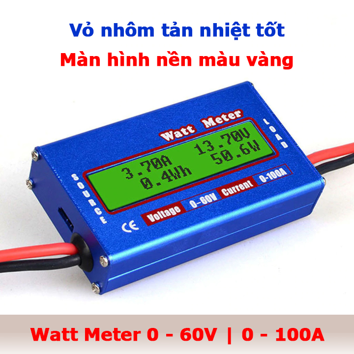 Máy đo dòng điện điện áp công suất watt metter 100A 150A. Tích hợp đồng hồ đo điện vôn kế ampe kế và đồng hồ đo năng lượng điện. Độ chính xác cao.