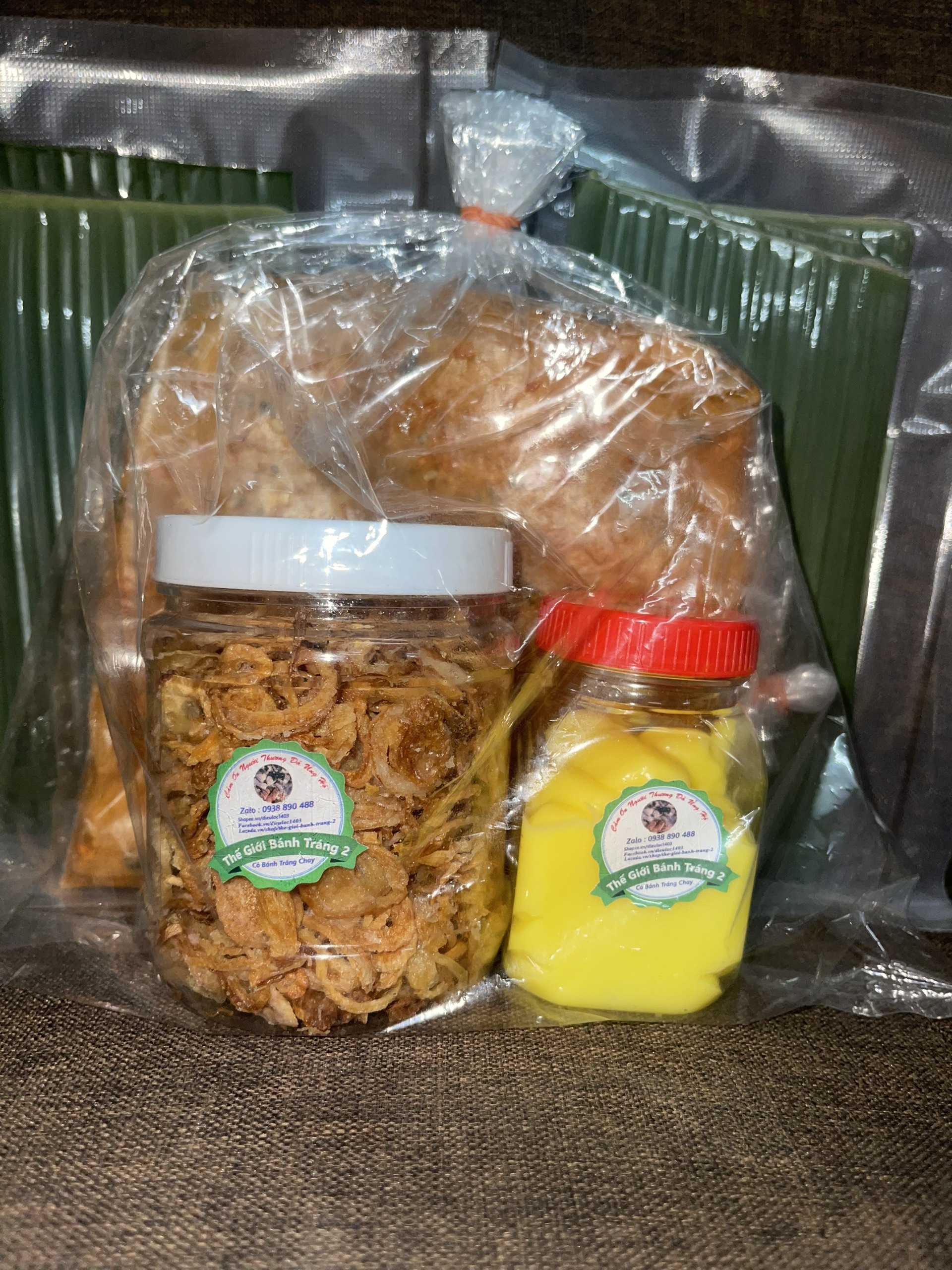 combo dẻo tôm+ bơ+ hành phi