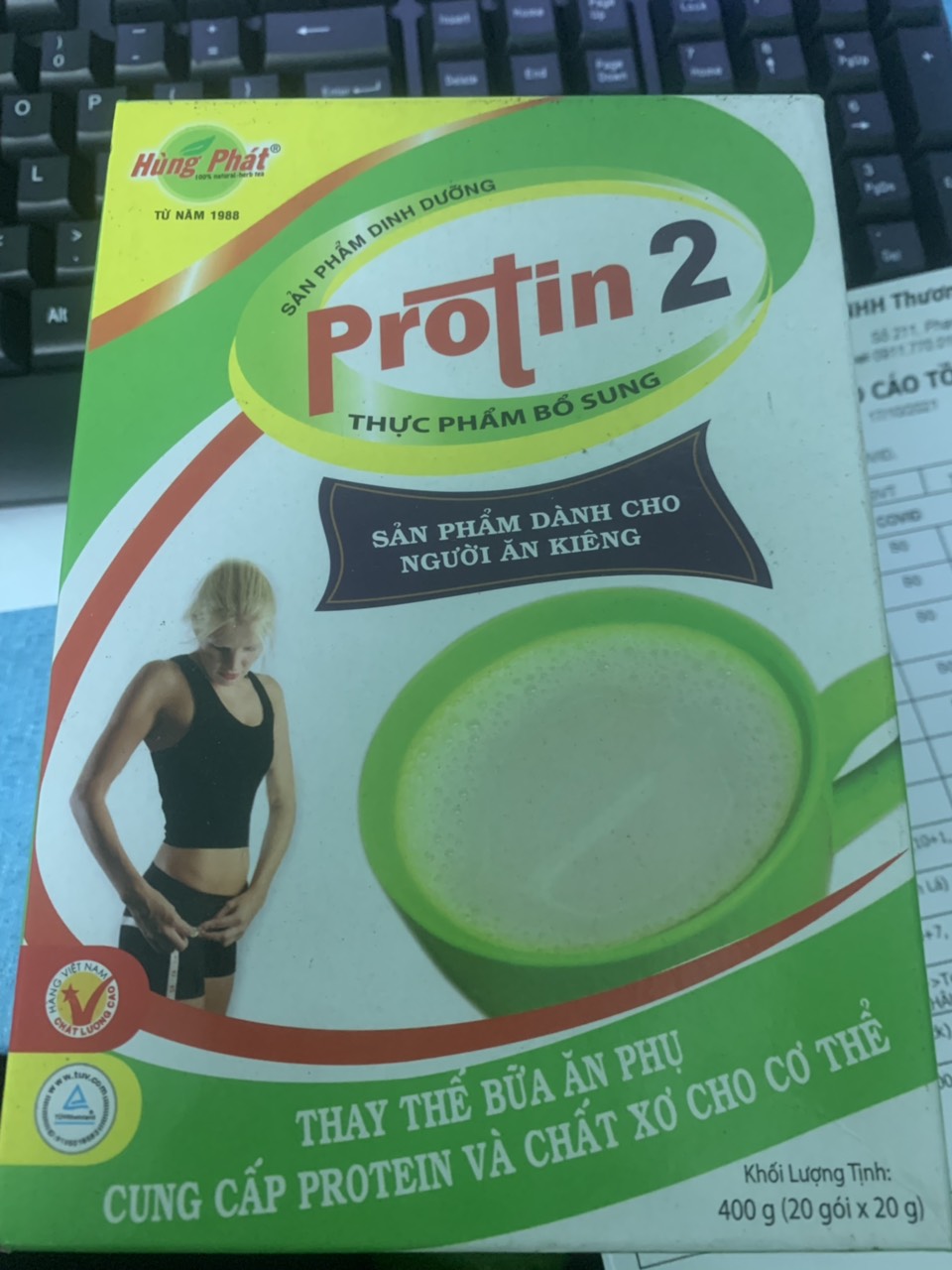 BỘT DINH DƯỠNG PROTIN 2 ( 20 gói x 20g )