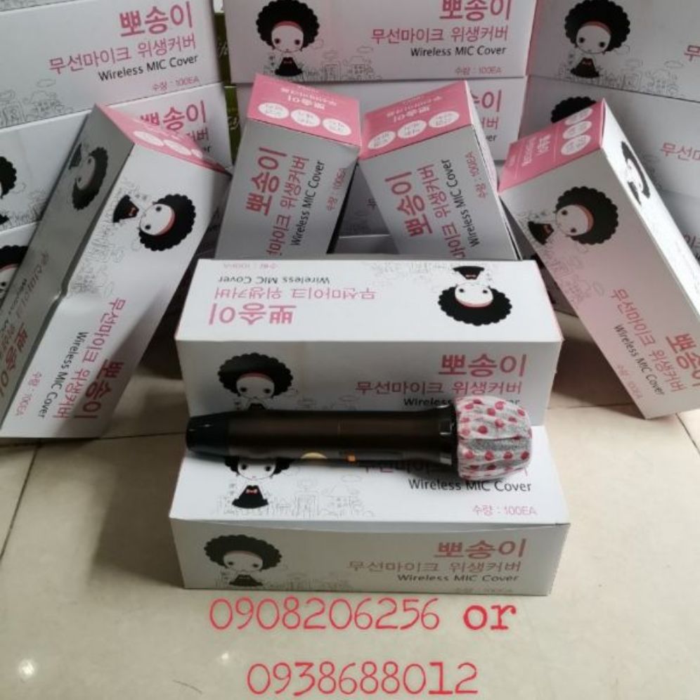 Hộp bao vải bọc đầu micro karaoke