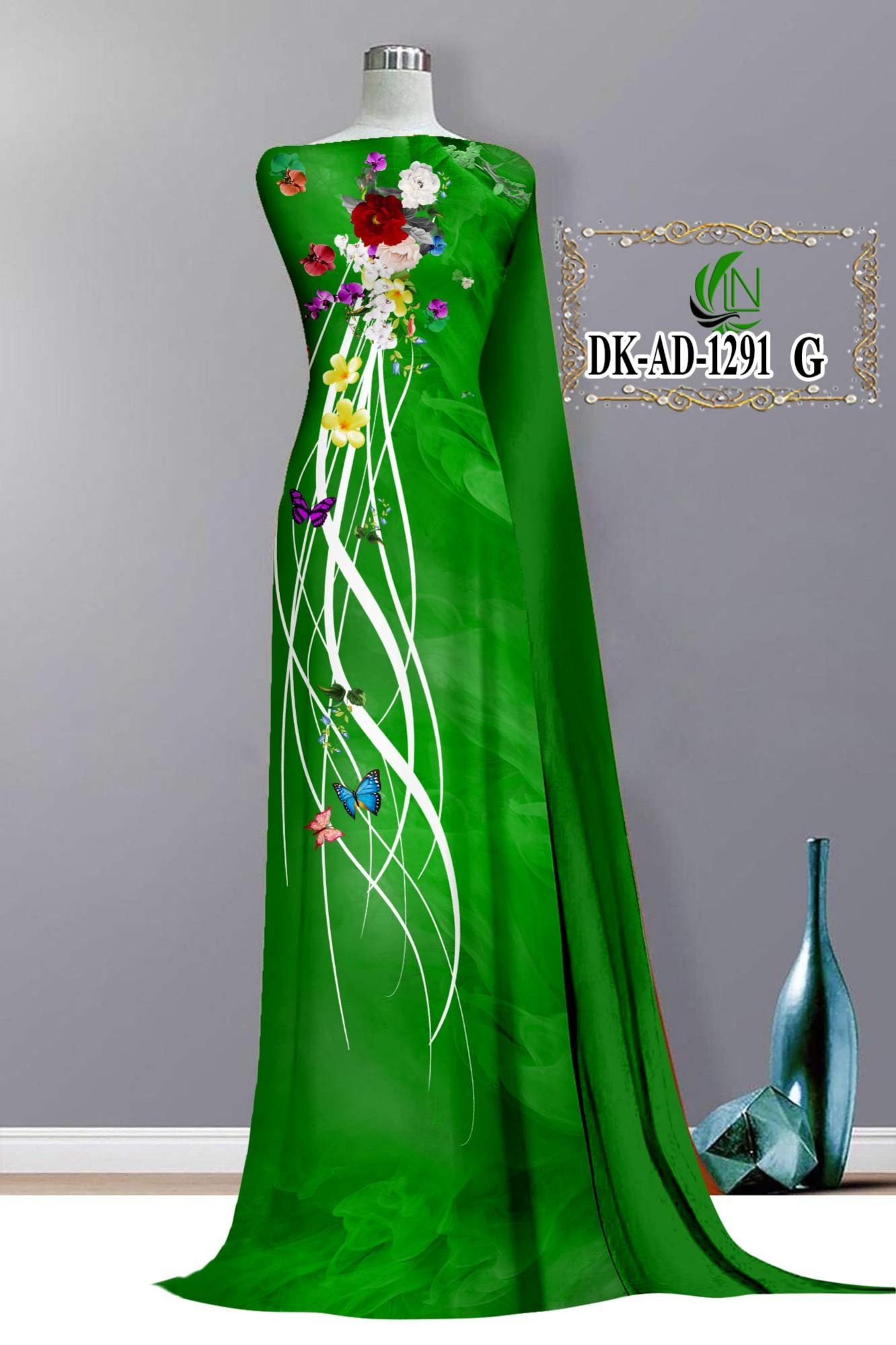 [HCM]Vải Áo Dài 3D Bộ