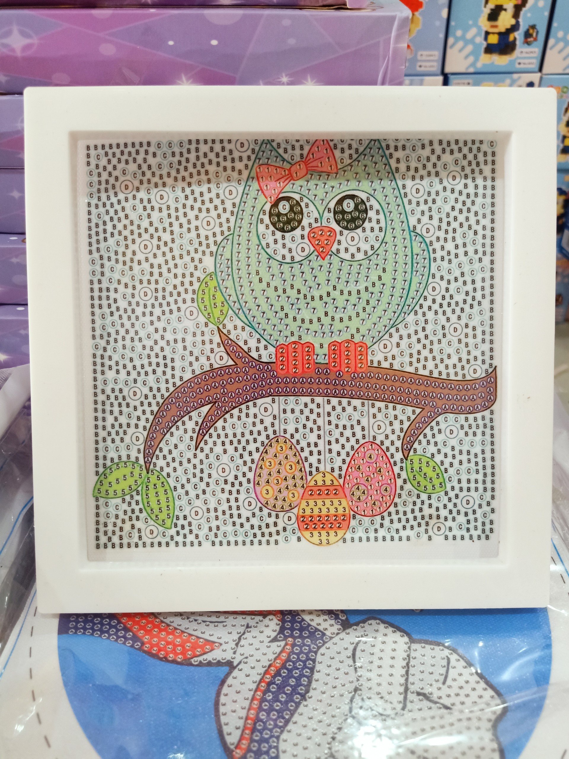 Tranh đính đá cao cấp DOREMON- KT: 40x40Cm (Tranh chưa đính có đầy đủ dụng cụ)
