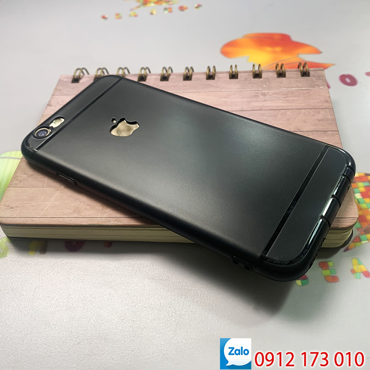 Ốp lưng Iphone 6 Plus / 6S Plus nhựa dẻo màu đen - Case iP6P