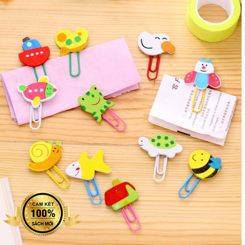 bookmark kim loại dễ thương bộ 3 cái