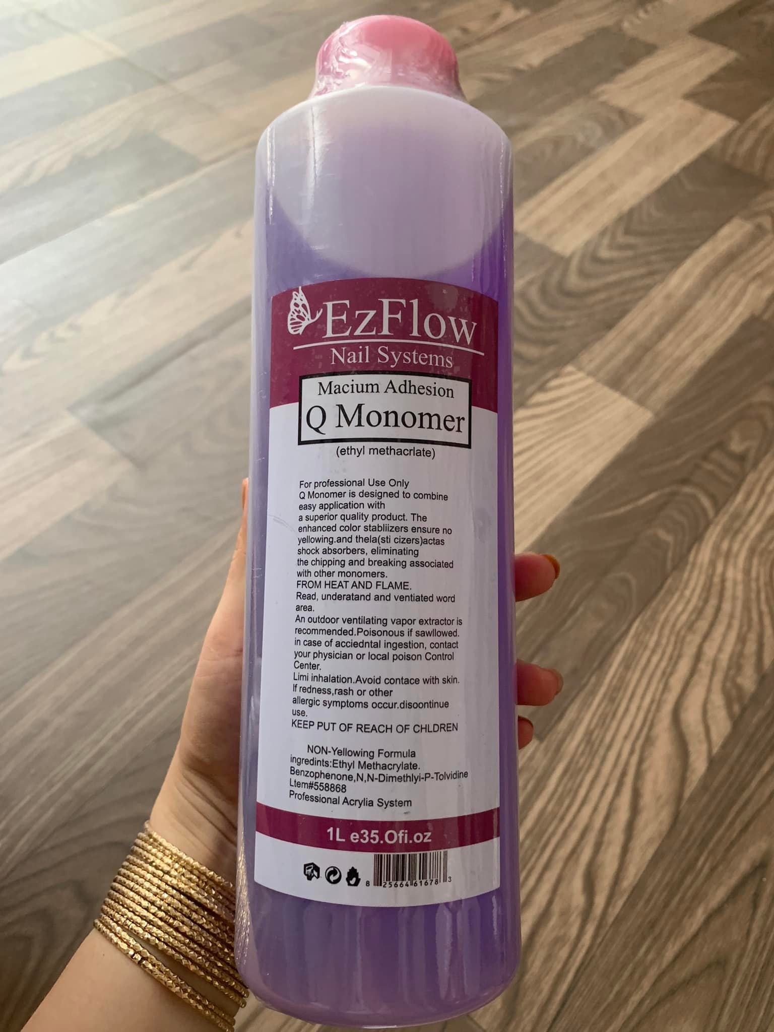 Lưu Huỳnh Tím EZFLOW Đắp Bột Móng150ml - 1000ml