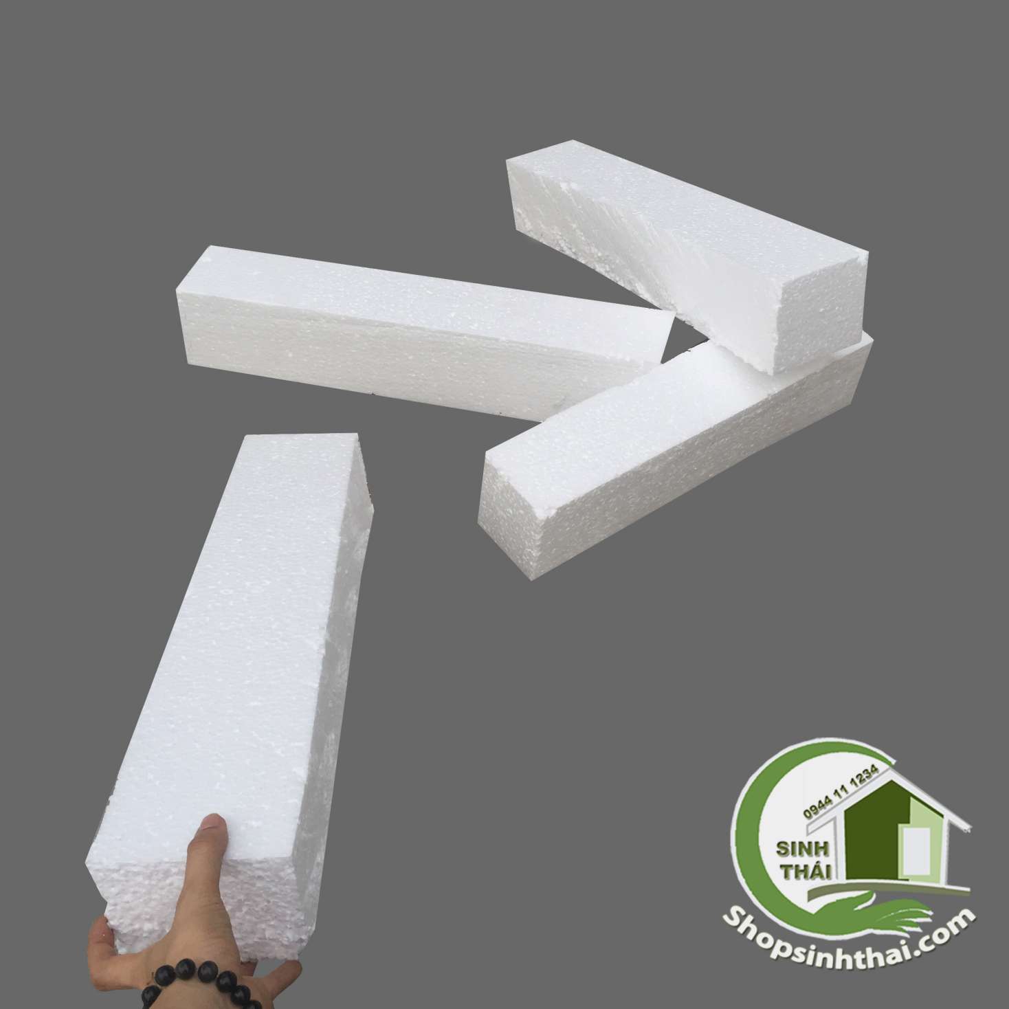 [HCM]Mút xốp trắng cắm hoa giả làm mô hình - mút xốp EPS - Chọn kích thước