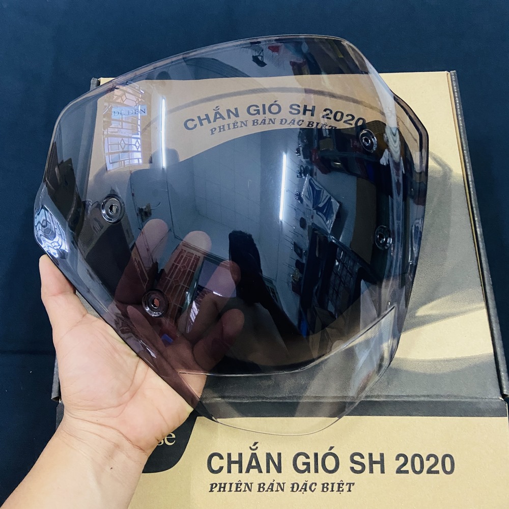 [NGẦU CHẤT CHƠI] MÃO XE MÁY, CHẮN GIÓ ĐẦU XE MÁY GẮN XE SH ĐỜI 2020 THỂ HIỆN ĐẲNG CẤP (MÀU XÁM XANH BẠC)