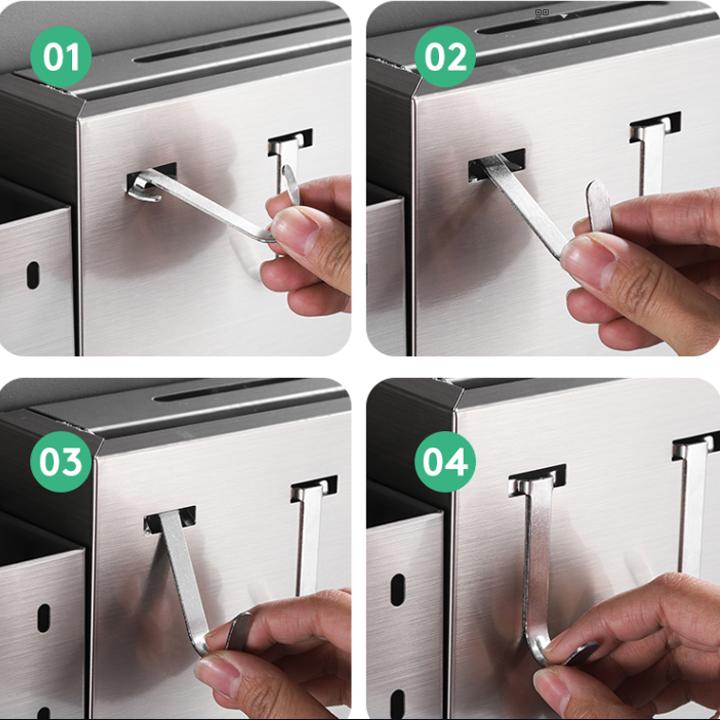 Kệ để dao, đũa dán tường inox 304 không zỉ