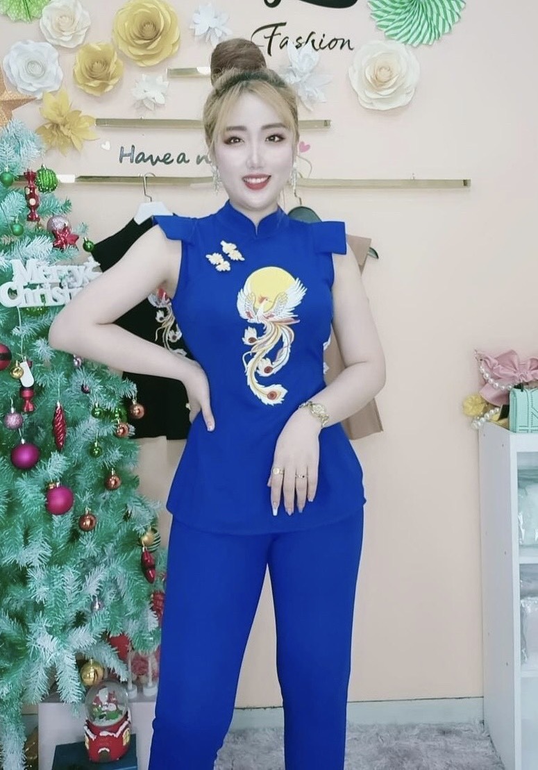 Đồ bộ thun cát hàn kiểu Tết 504