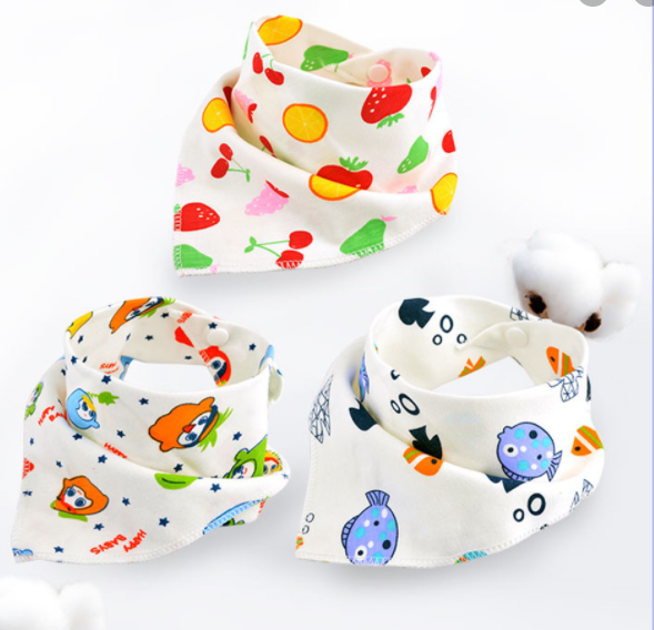 Set 10 Khăn Yếm Tam Giác Cho Bé