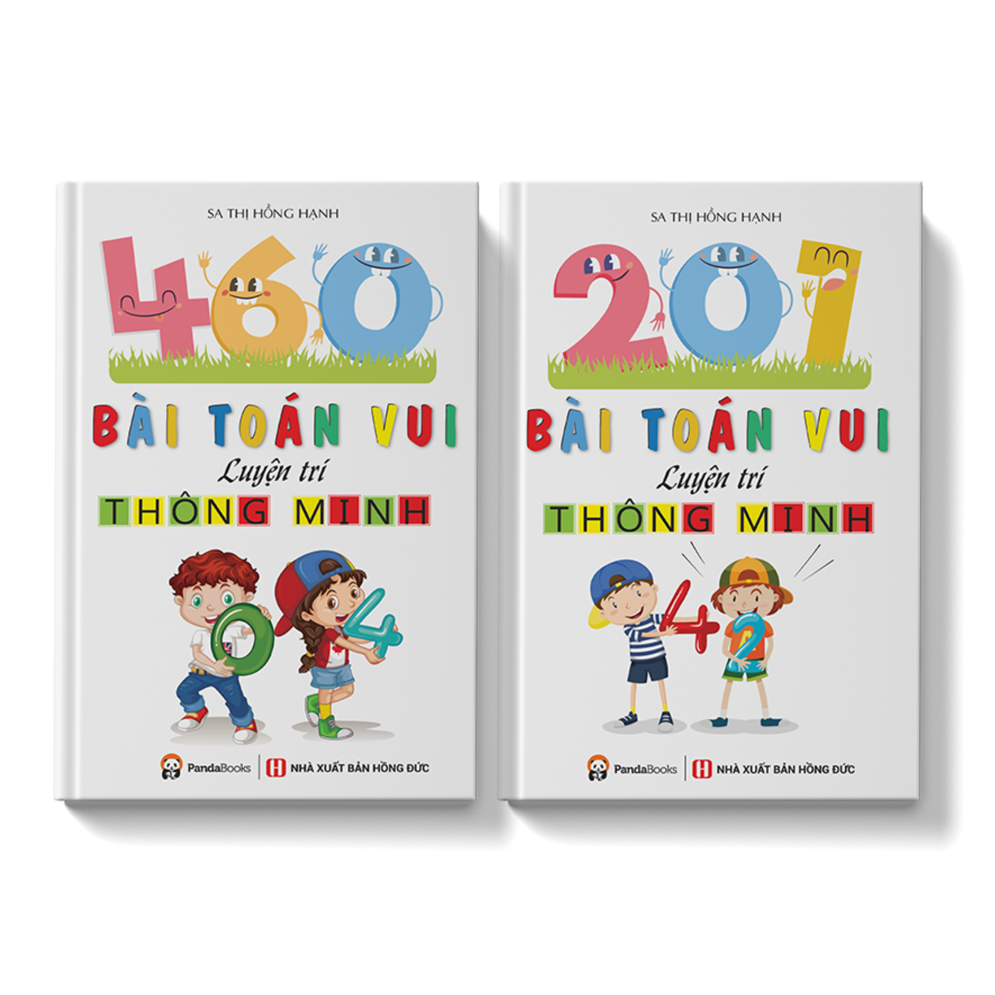 Sách - Combo Bé Học Nhanh - Nhớ Lâu 201 Bài Toán Vui Luyện Trí Thông Minh - 460 Bài Toán Vui - Pandabooks