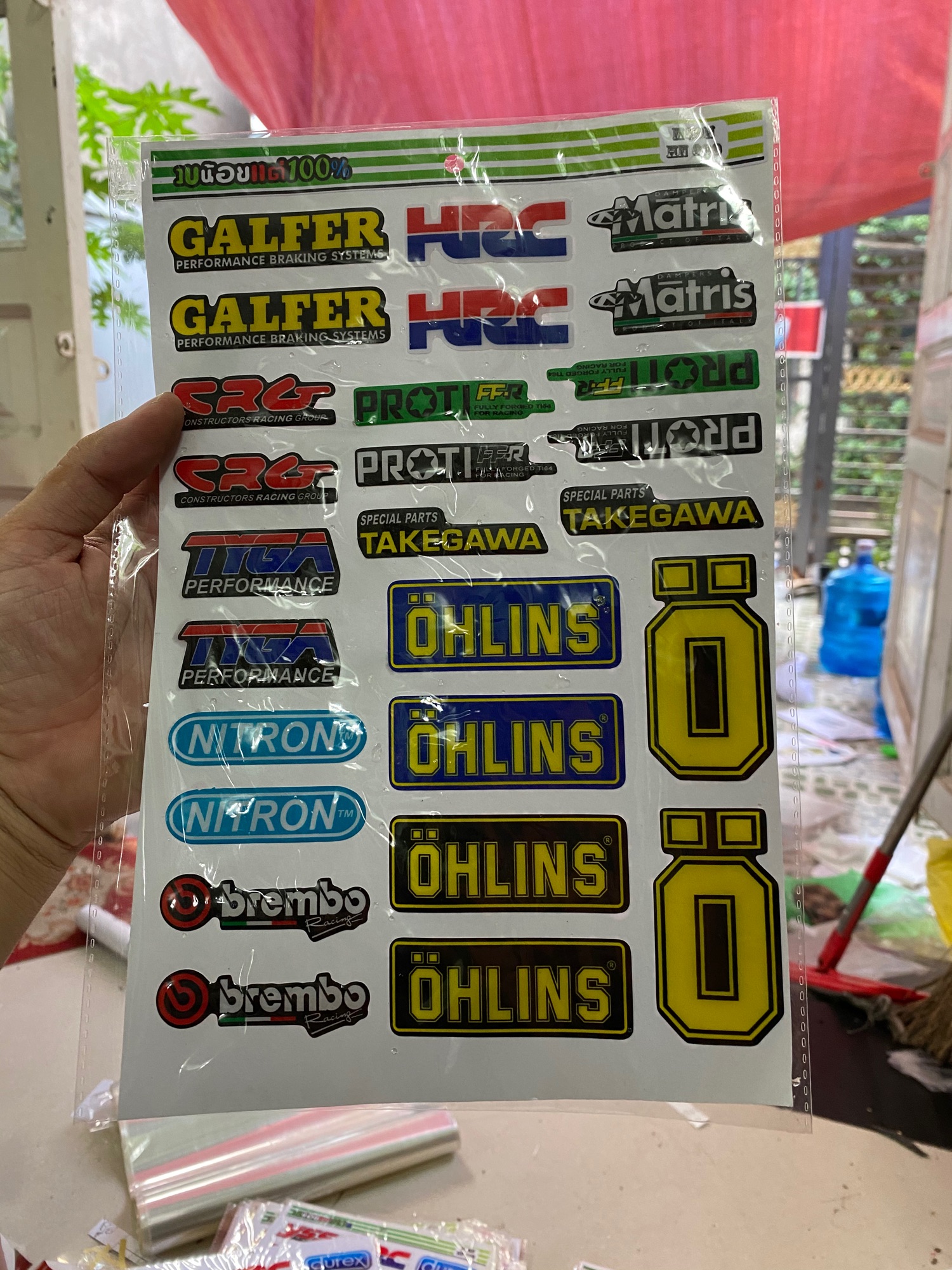 Combo full set Tem logo dán trang trí xe máy 01