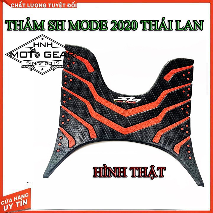 Thảm Để Chân Cao Su SH Mode 2020 Đỏ Thái Lan