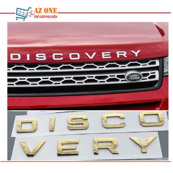 Chữ DISCOVERY 3D nổi trang trí ô tô (Màu Vàng)
