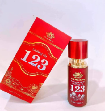 Dưỡng Da 123 - Bách Y Sâm Nhất Mộc Hương Lọ 40ml Đỏ (Mẫu Mới)