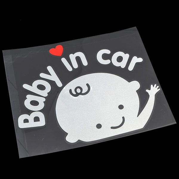 Tem Dán Trang Trí Ô Tô, Tem Dán Baby In Car - Boy