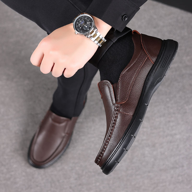 Giày Lười Da Nam Clarks - Malwood Easy